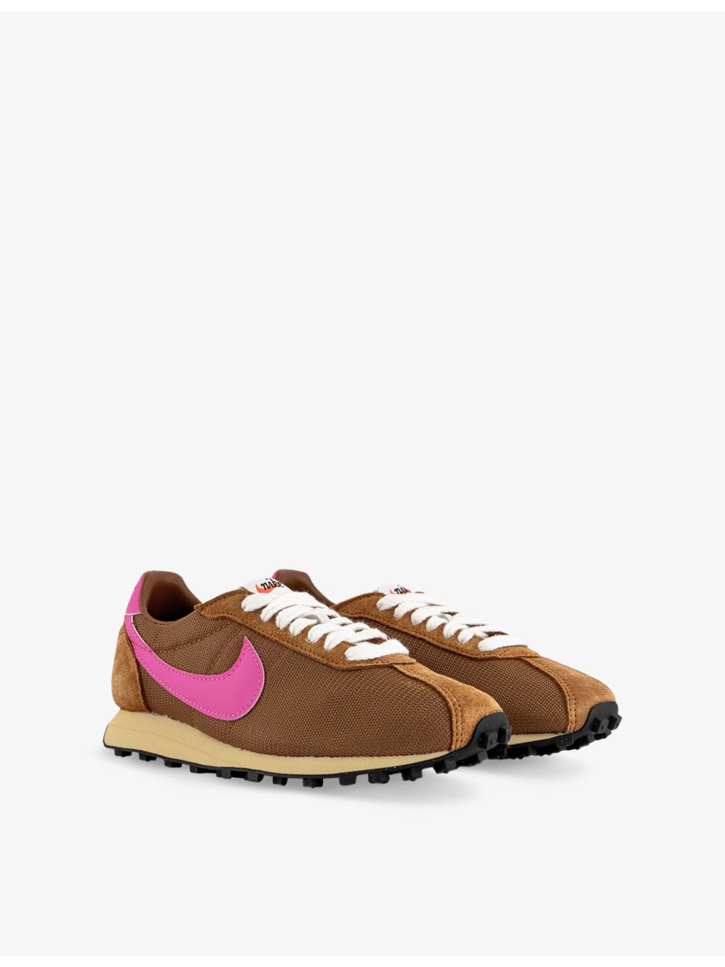 LD 1000 Logo-Embroidered Suede and Mesh Low-Top Trainers - 3