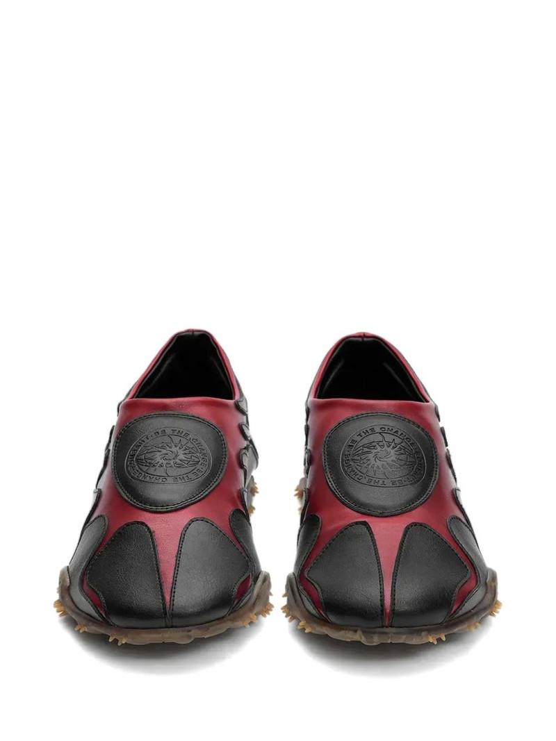 flame-detail slip-on sneakers 4