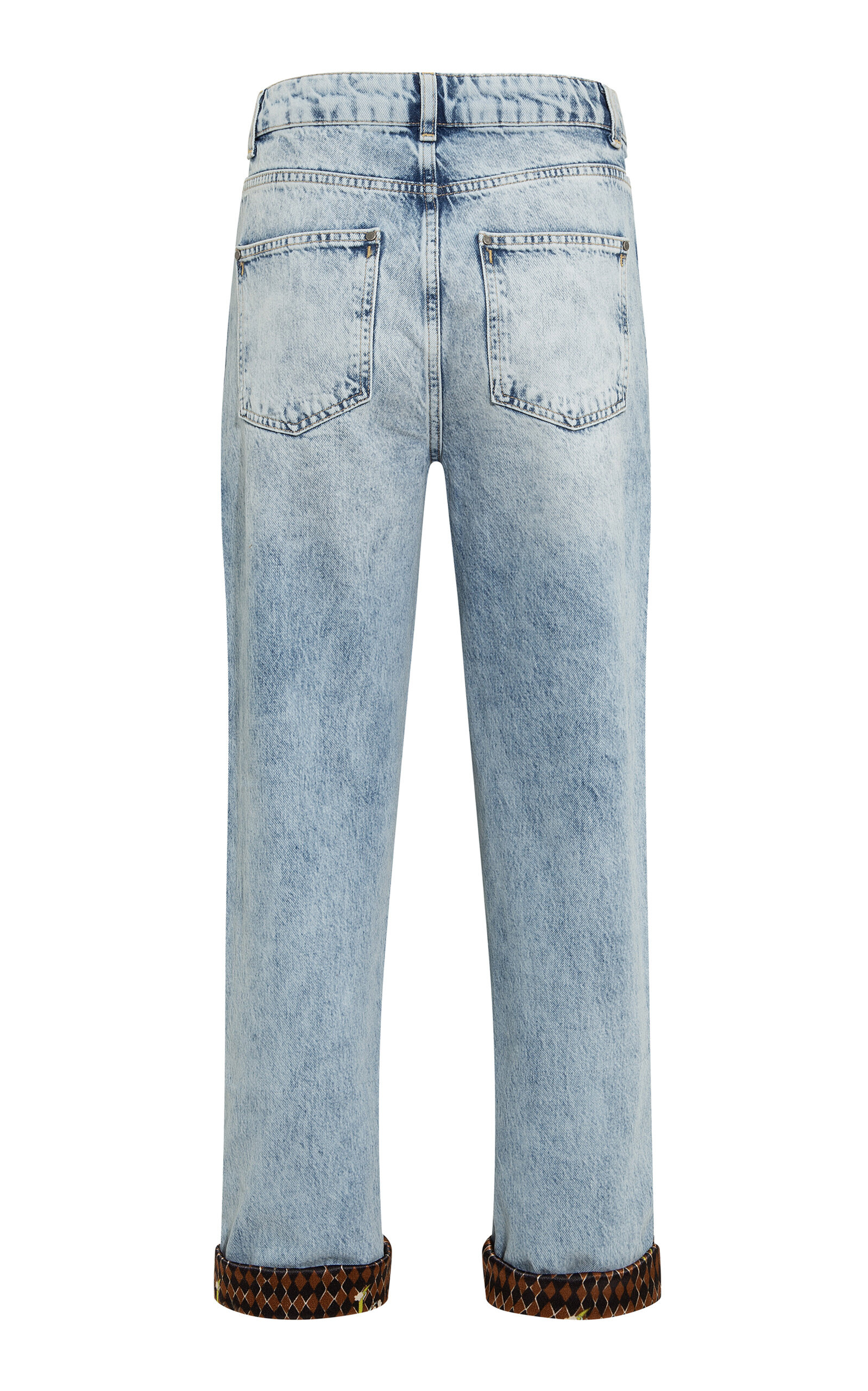Daky Rigid Low-Rise Straight-Leg Jeans blue - 5