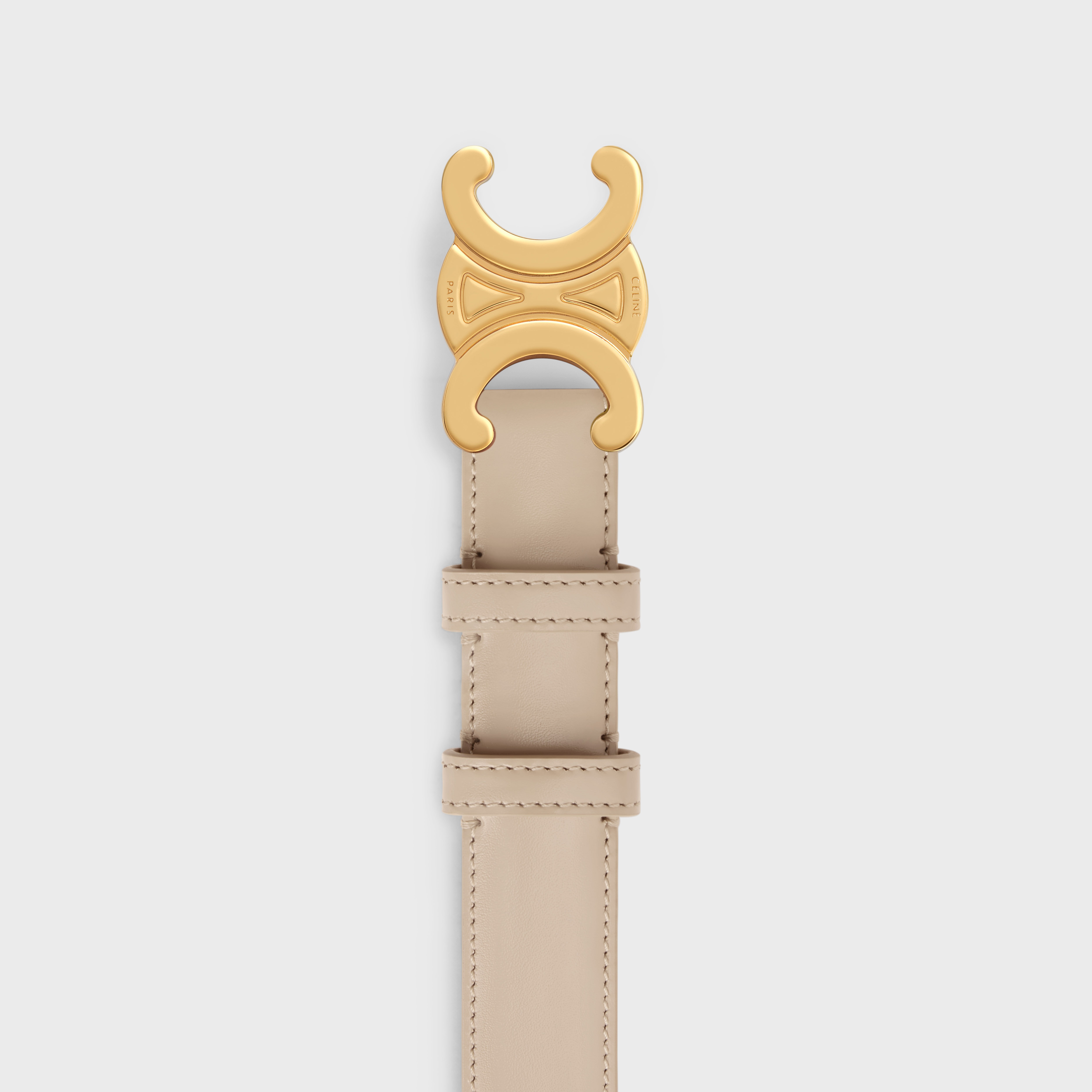 Medium Triomphe Belt in Taurillon Leather - 2