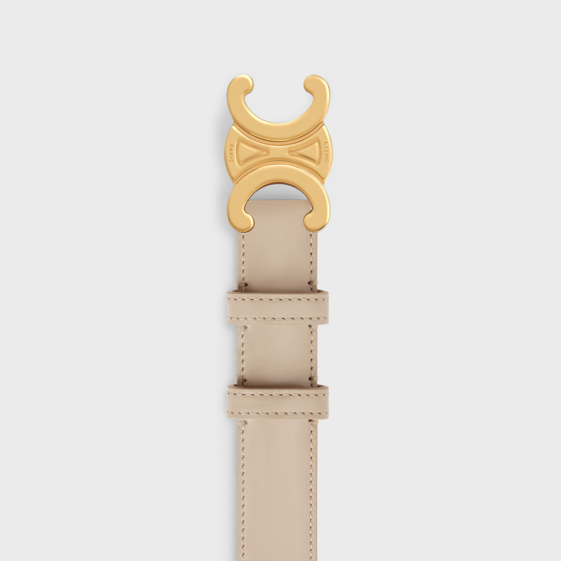 CELINE Medium Triomphe Belt in Taurillon Leather outlook