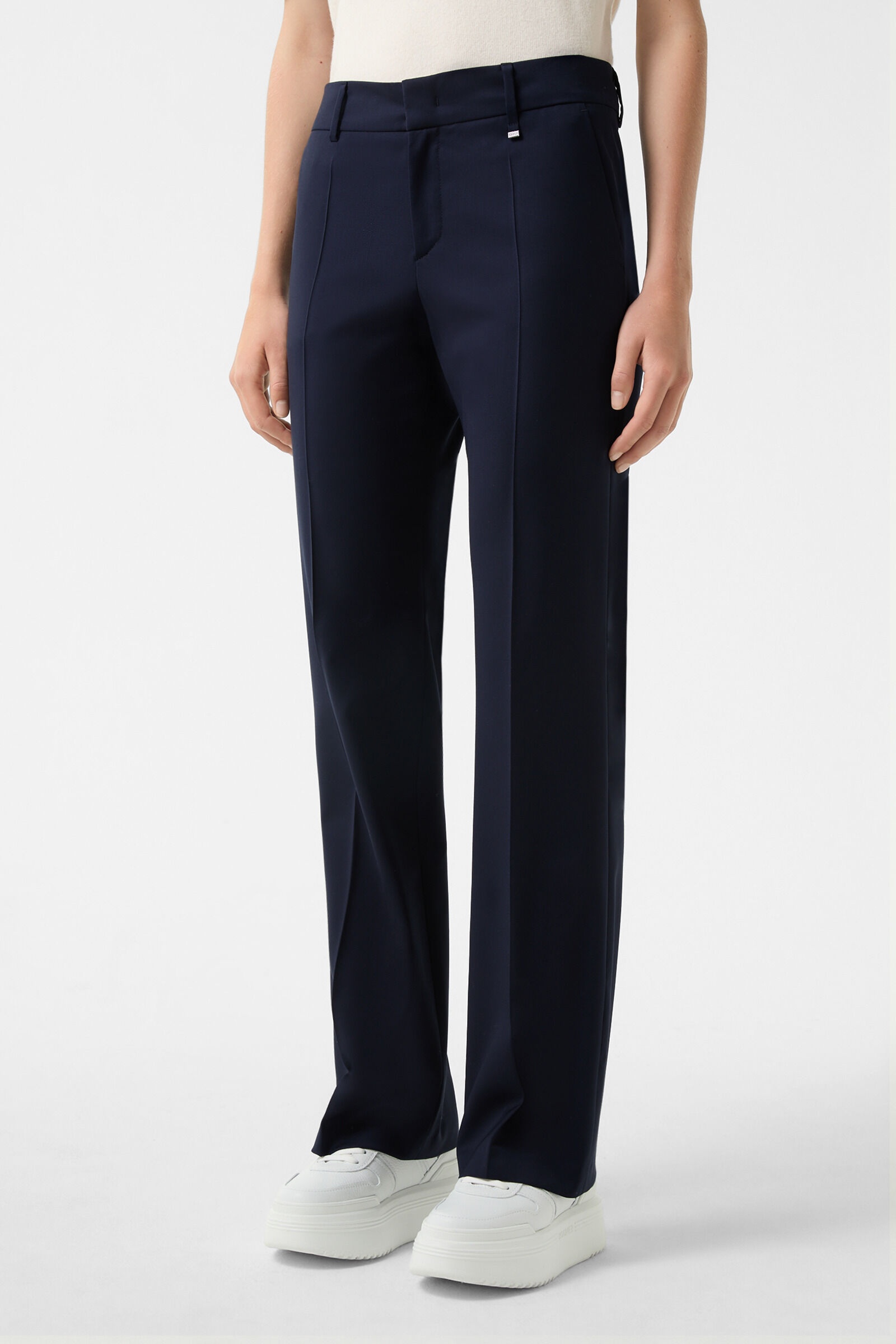 Jody virgin wool trousers in Navy blue - 2