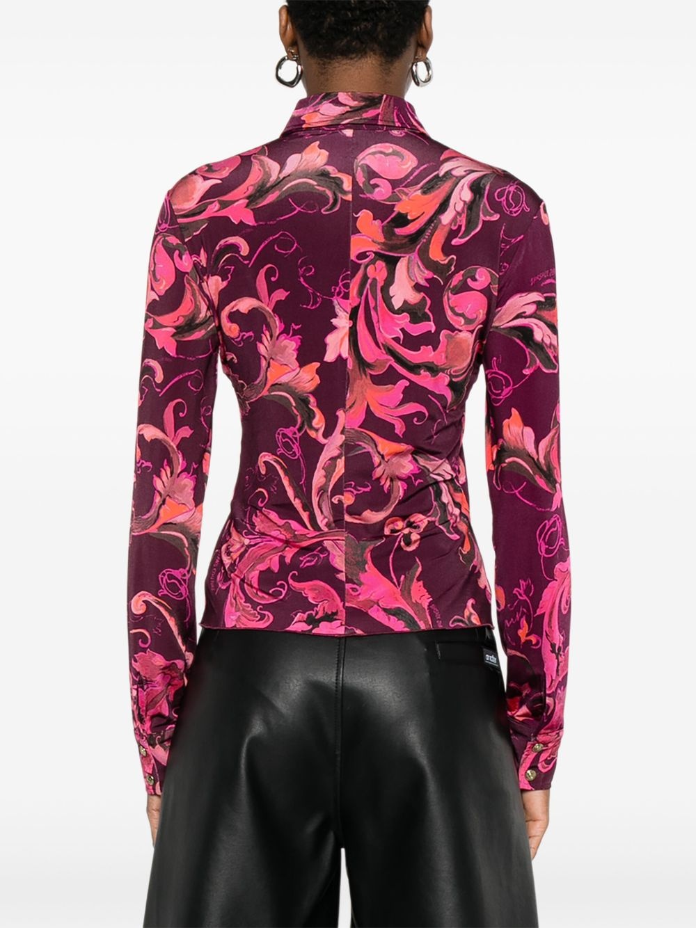 Porcelain Barocco button-up shirt - 4
