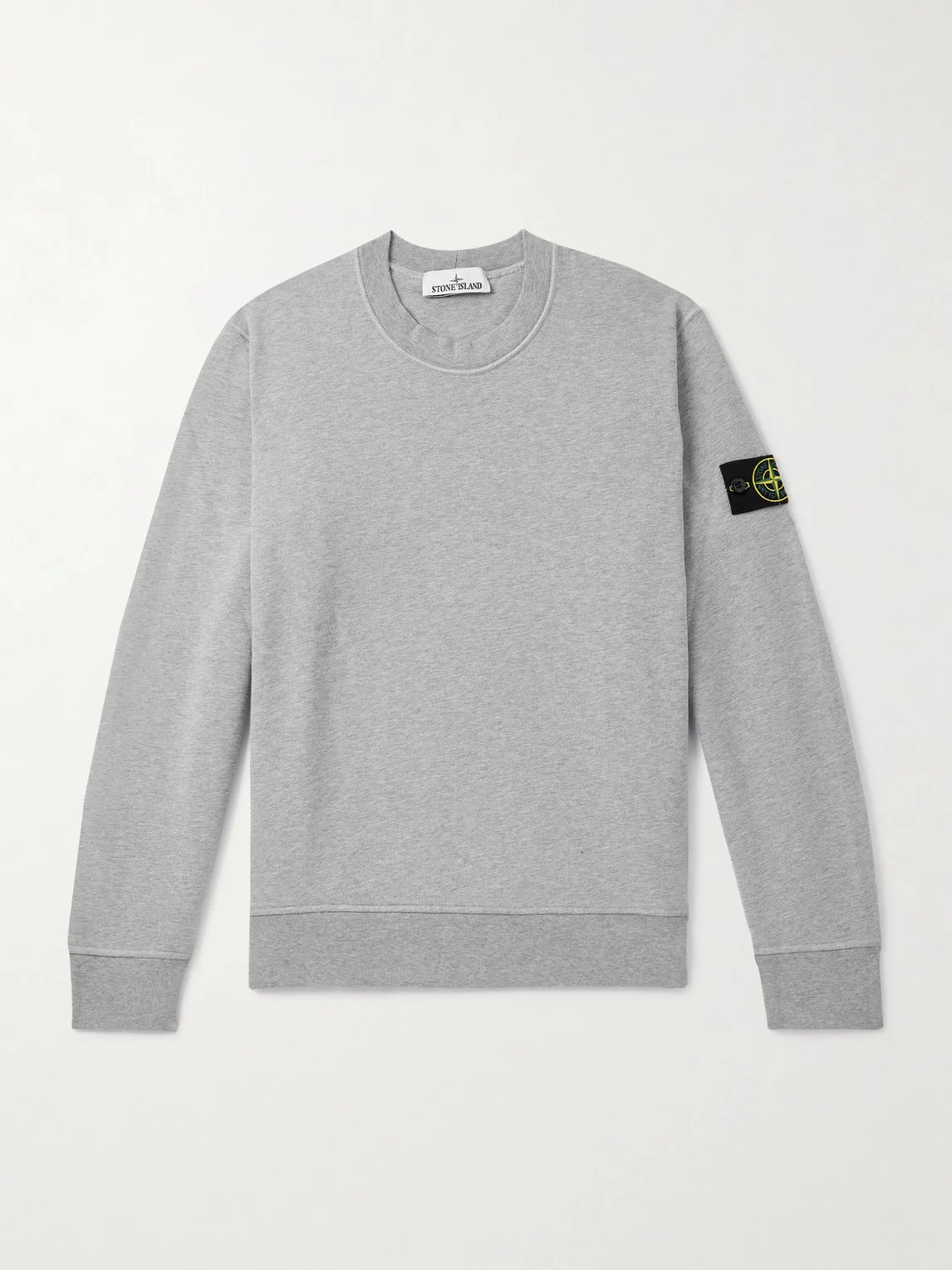 Logo-Appliquéd Garment-Dyed Organic Cotton-Jersey Sweatshirt - 1