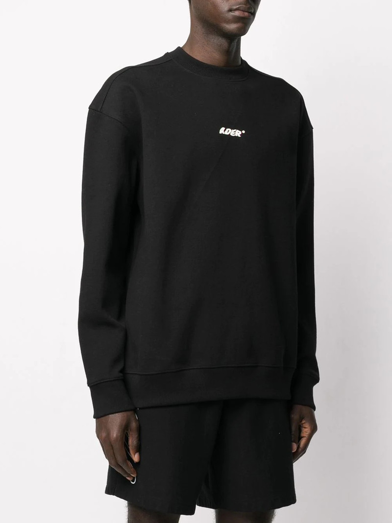 logo print sweatshirt 3