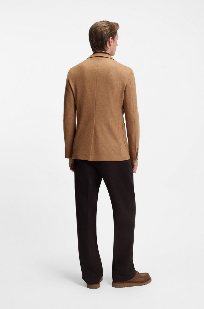BECKHAM X BOSS SLIM-FIT BLAZER IN WOOL WITH CASHMERE 4