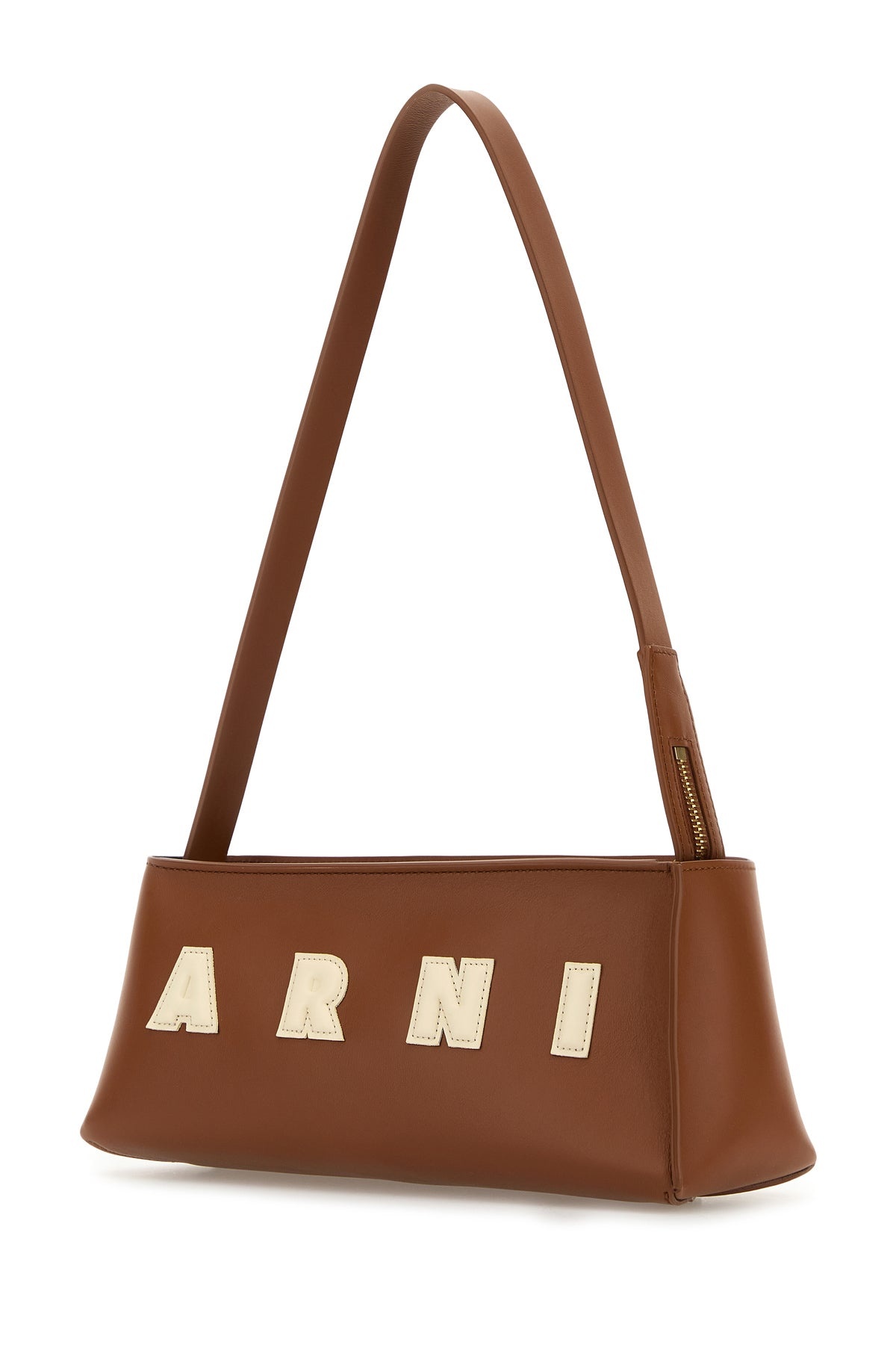 Caramel leather shoulder bag - 2