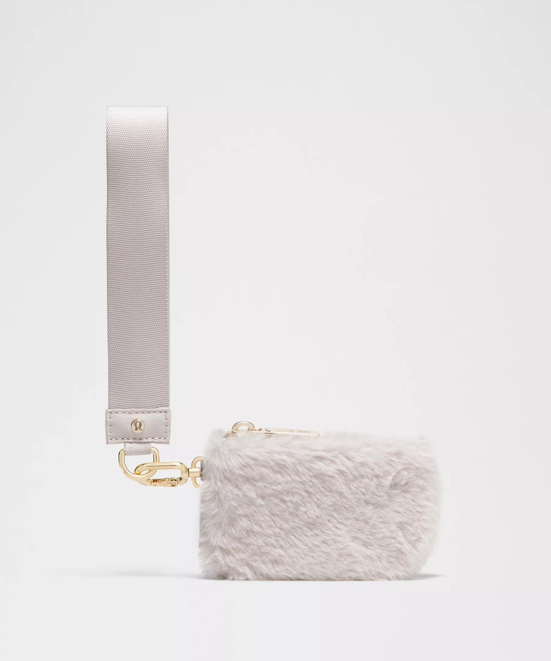 Dual Pouch Wristlet *Plush Fleece 3