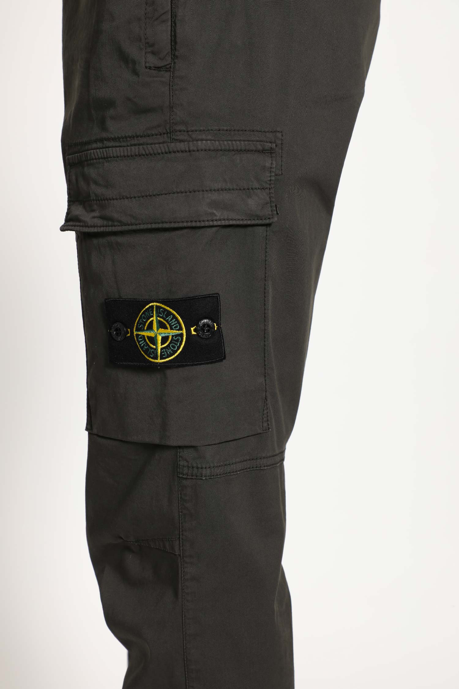 Stone Island Man Grey Trousers - 4