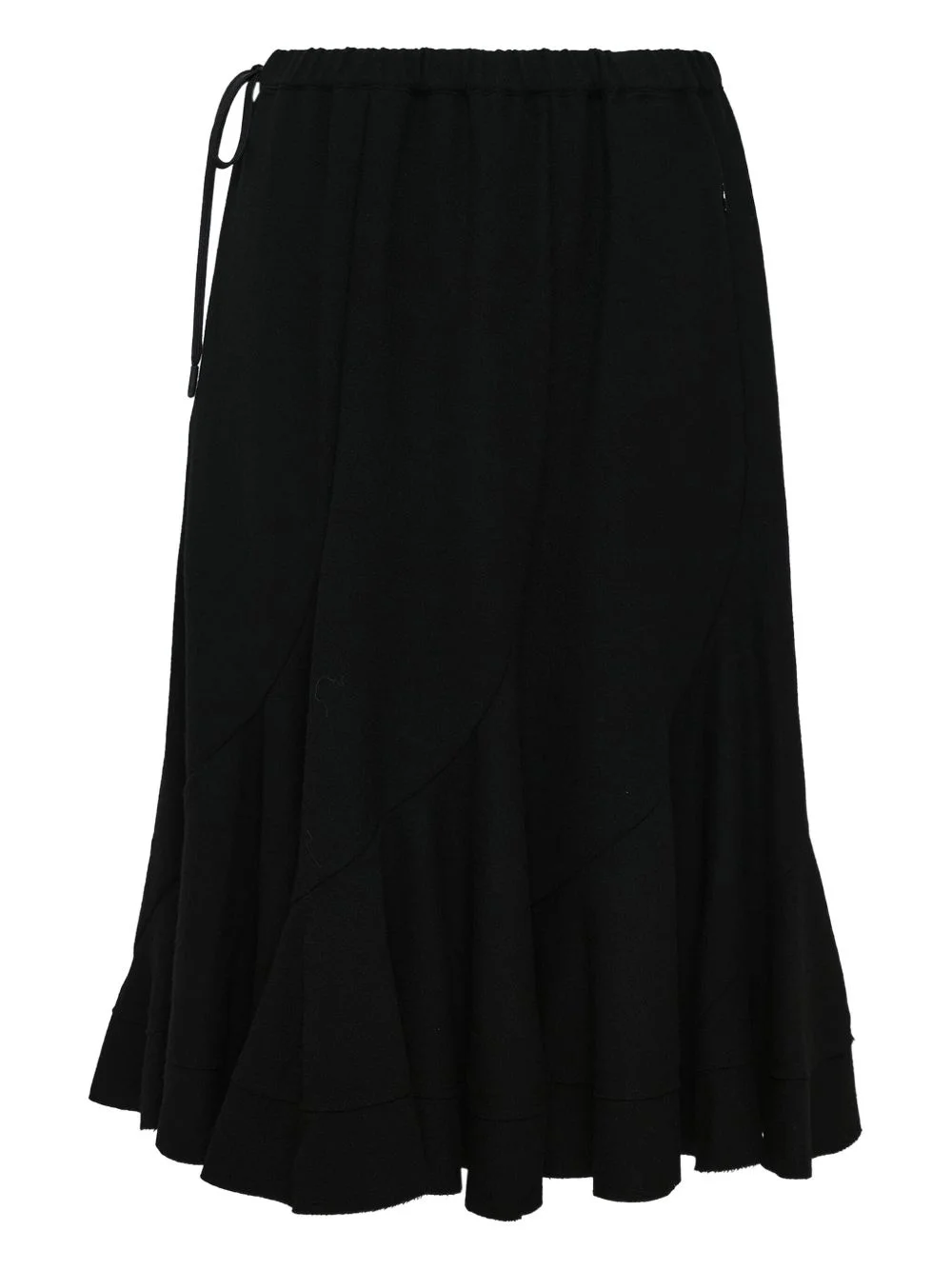 drawstring ruffled skirt - 1