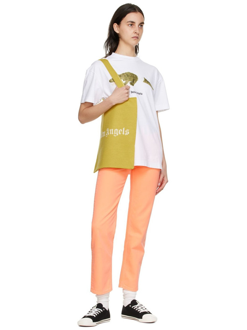 Palm Angels Orange Faded Jeans outlook