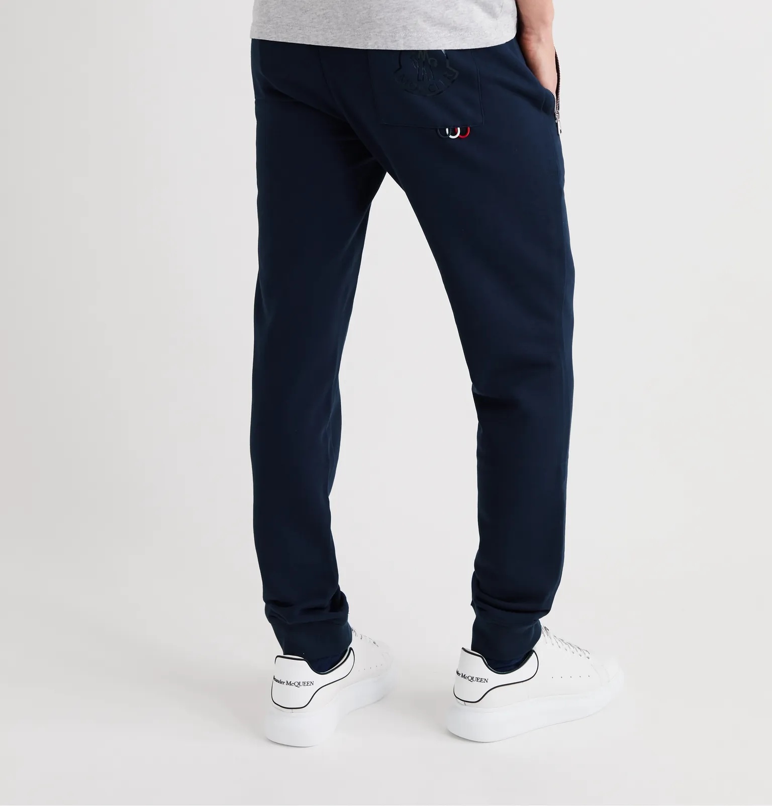 Tapered Logo-Print Loopback Cotton-Jersey Sweatpants - 4