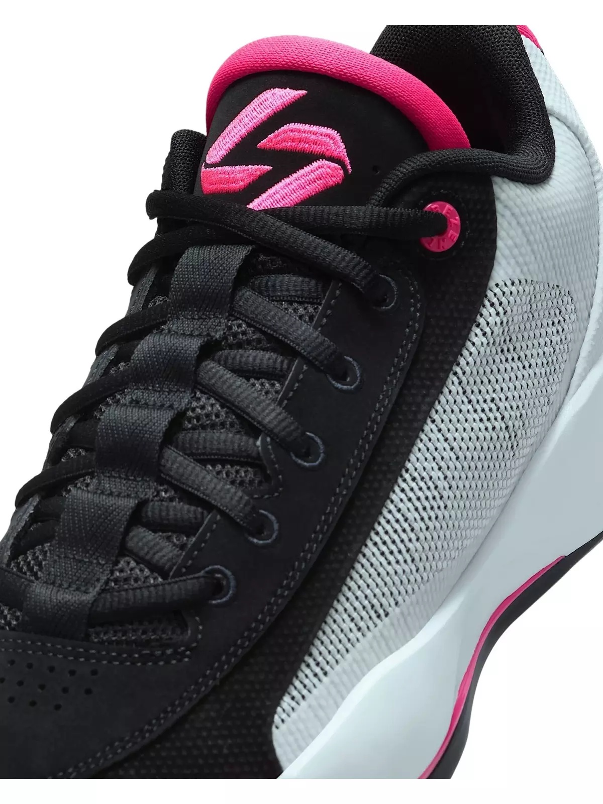 Luka .77 "Black/Barely Green/Hyper Pink" Men's Basketball Shoe - 6