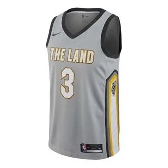 Nike NBA Isaiah Thomas Cleveland Cavaliers Swingman Jersey City Edition Grey 912087-011 - 1