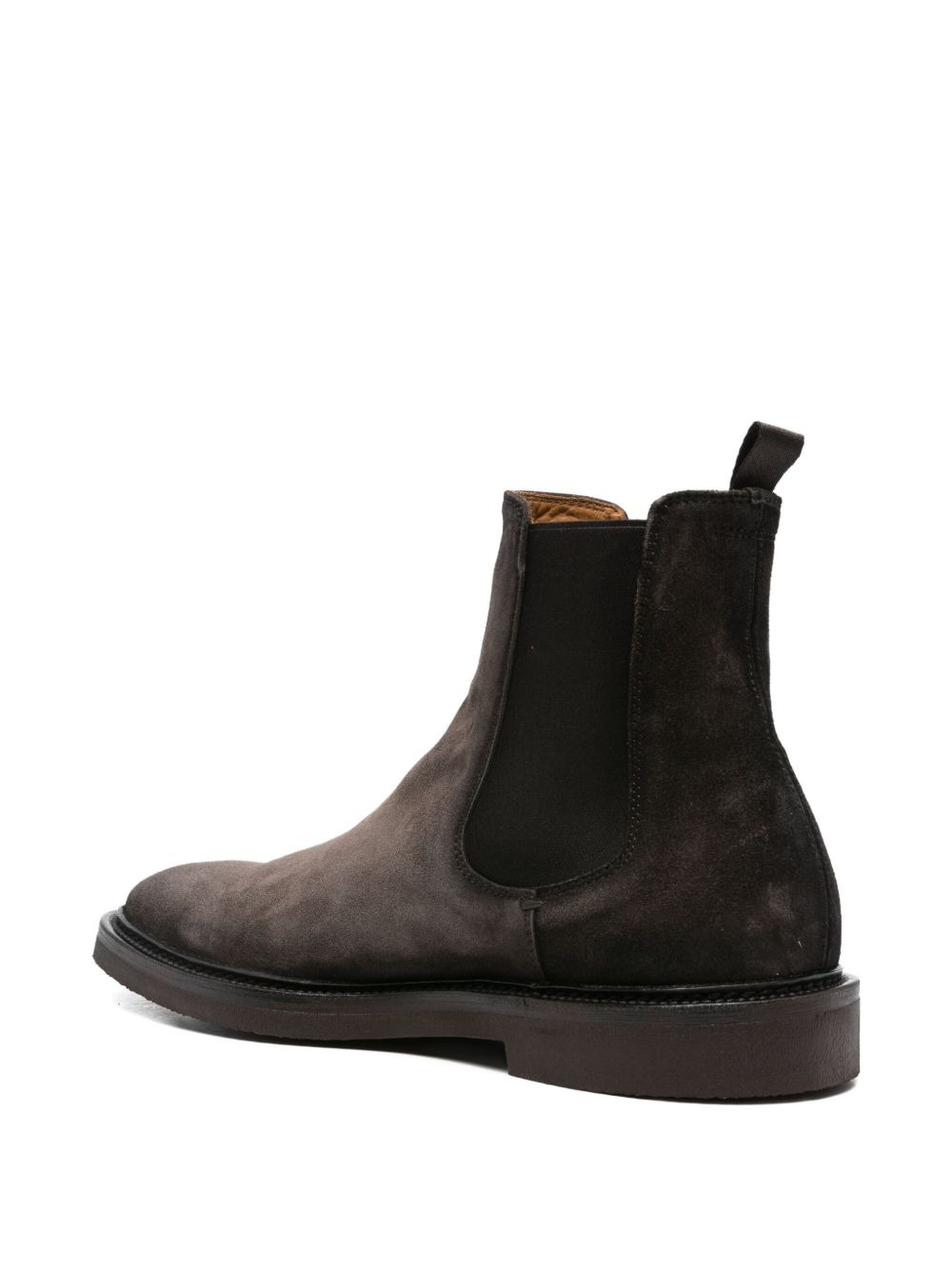 elasticated-panel suede boots - 3