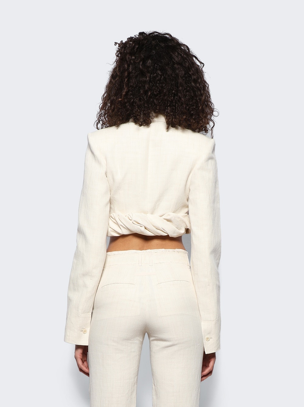 La Veste Croissant Blazer Off White - 5