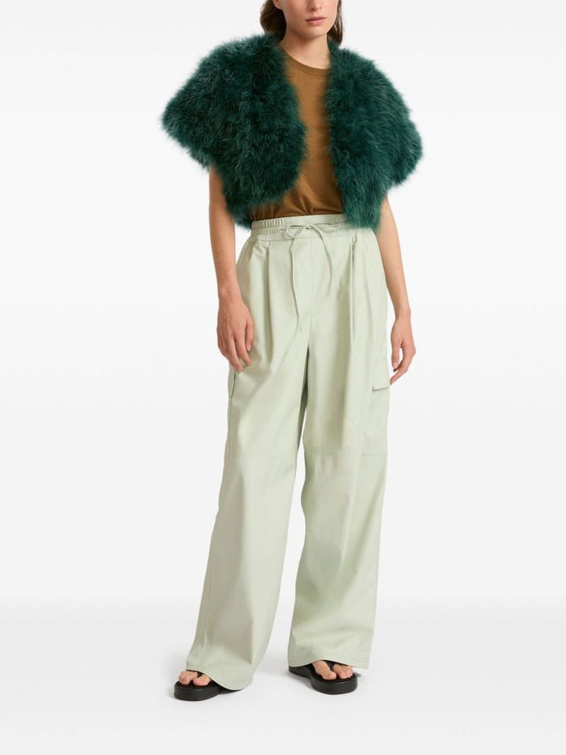 Yves Salomon lambskin cargo pants outlook