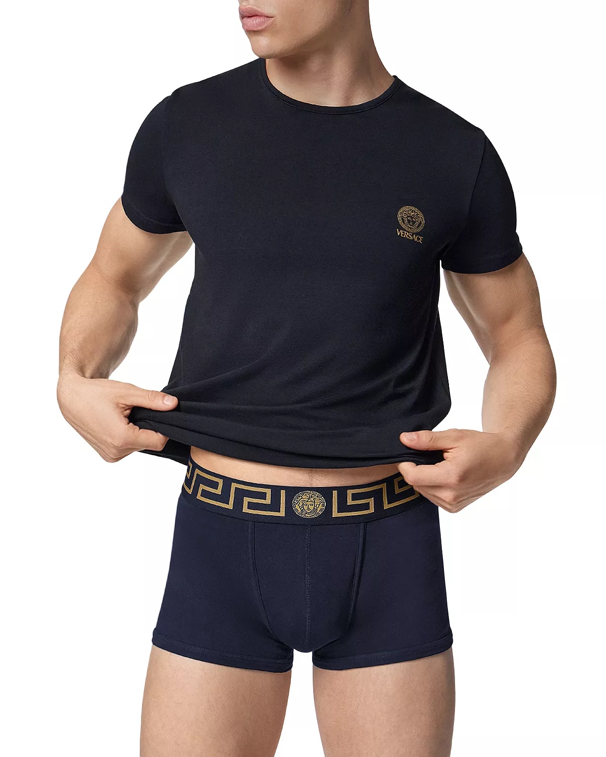 Topeka Cotton Bi Stretch Low Rise Logo Trunks - 2