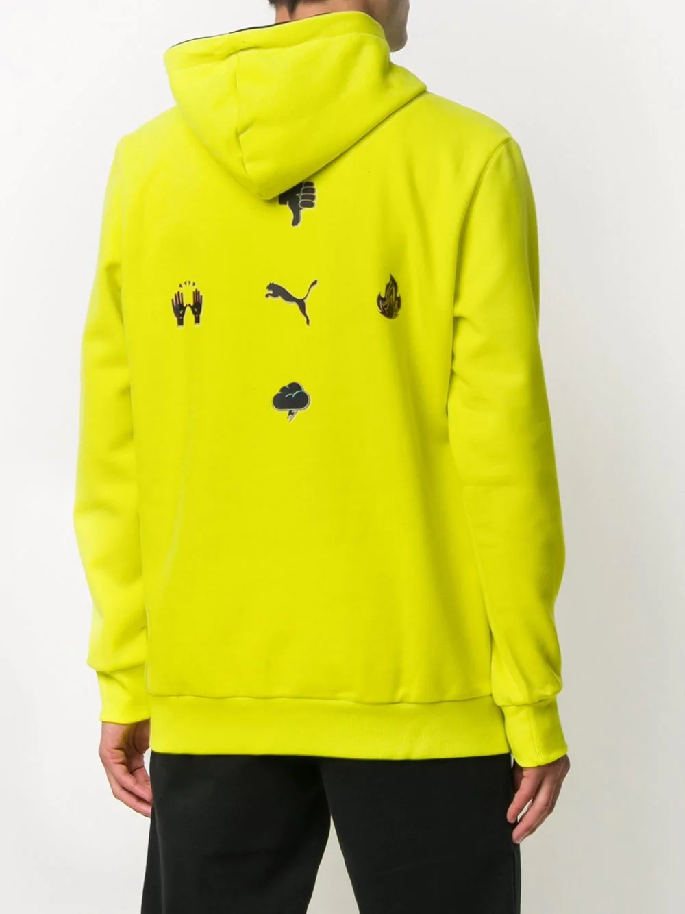 x Emoji hooded sweatshirt  - 4