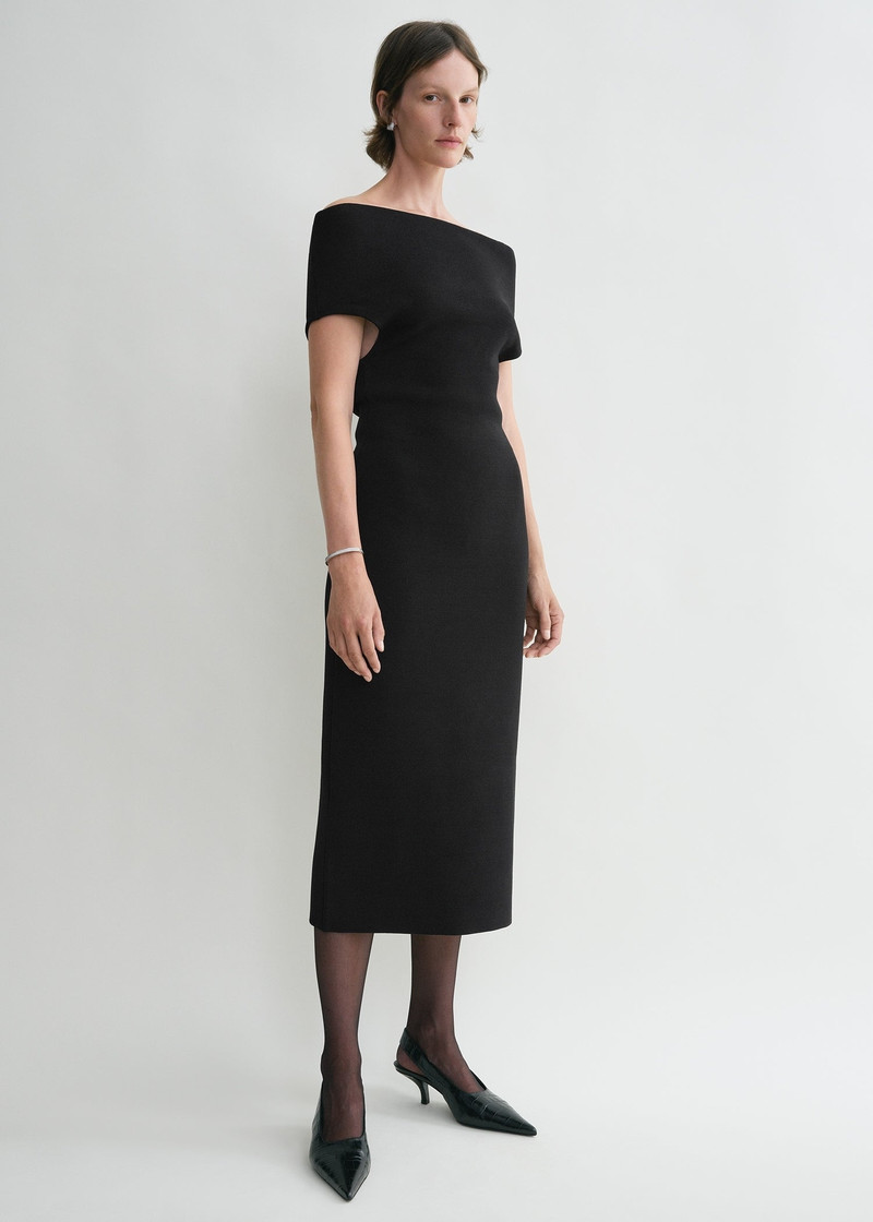 Double-knit dress black 3