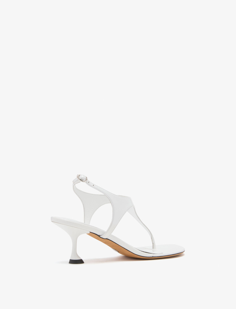 Proenza Schouler Tee Thong Sandals in Slick Nappa outlook