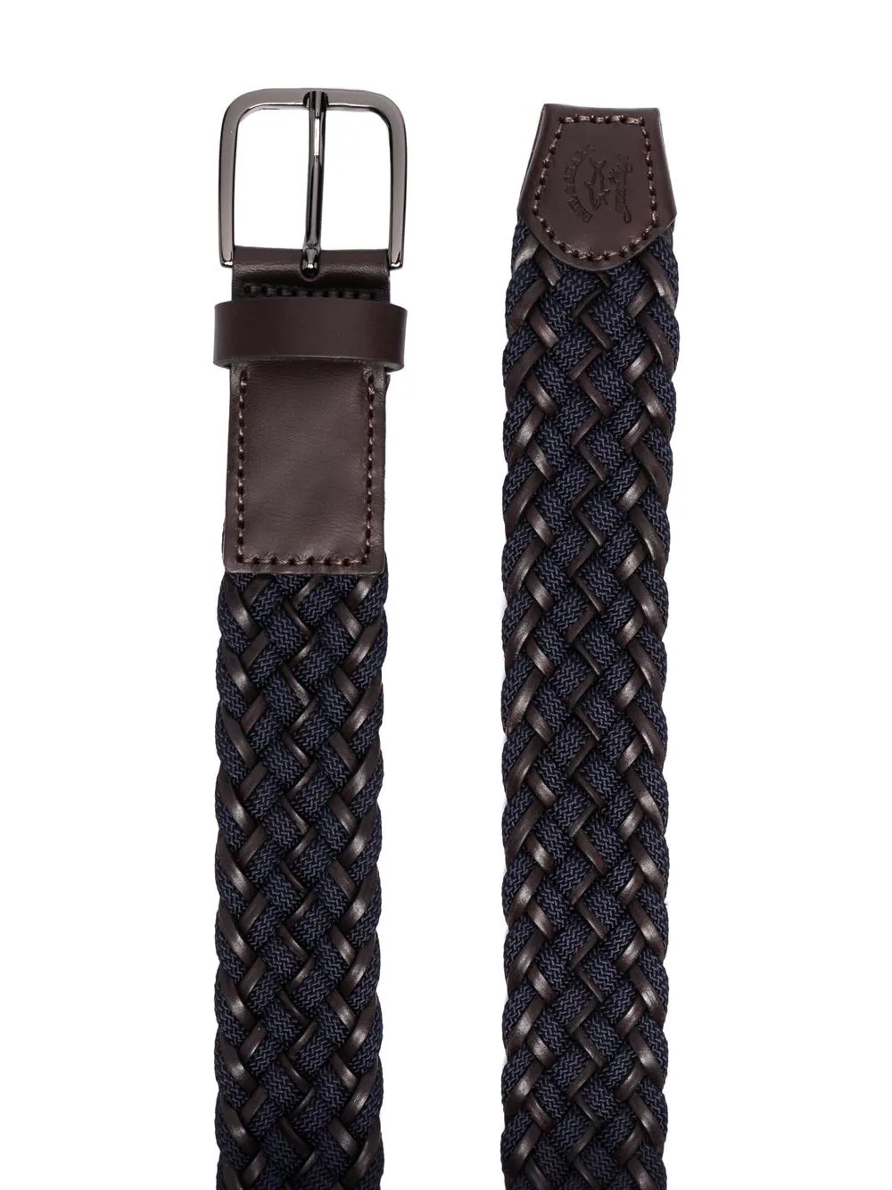 woven two-tone belt - 2