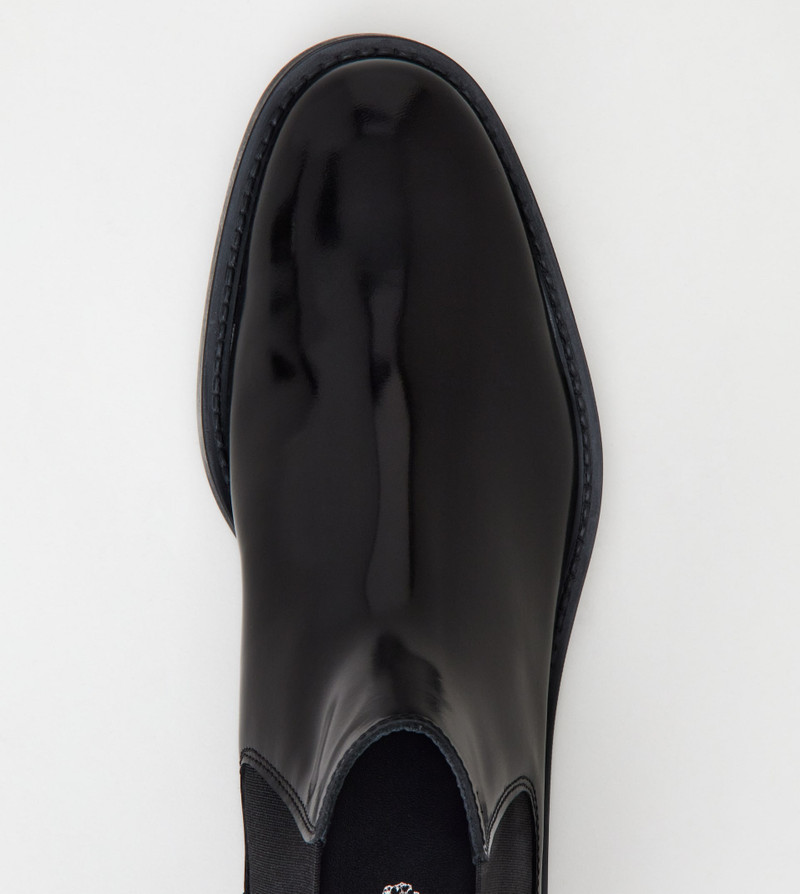 ANKLE BOOTS IN LEATHER - BLACK 3