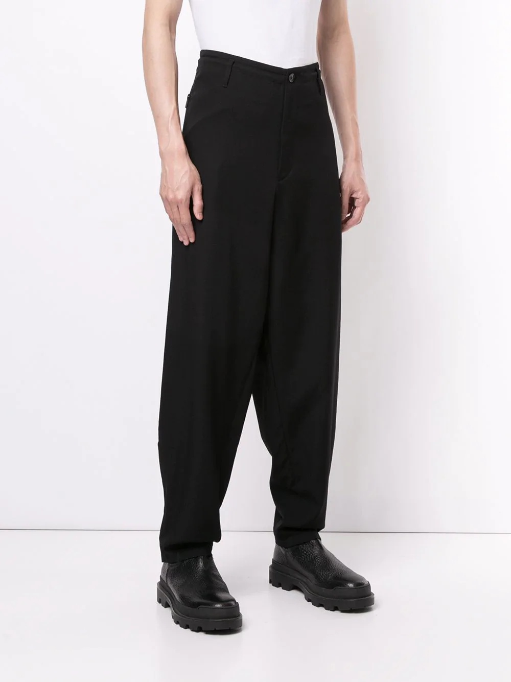 oversized tapered trousers - 3