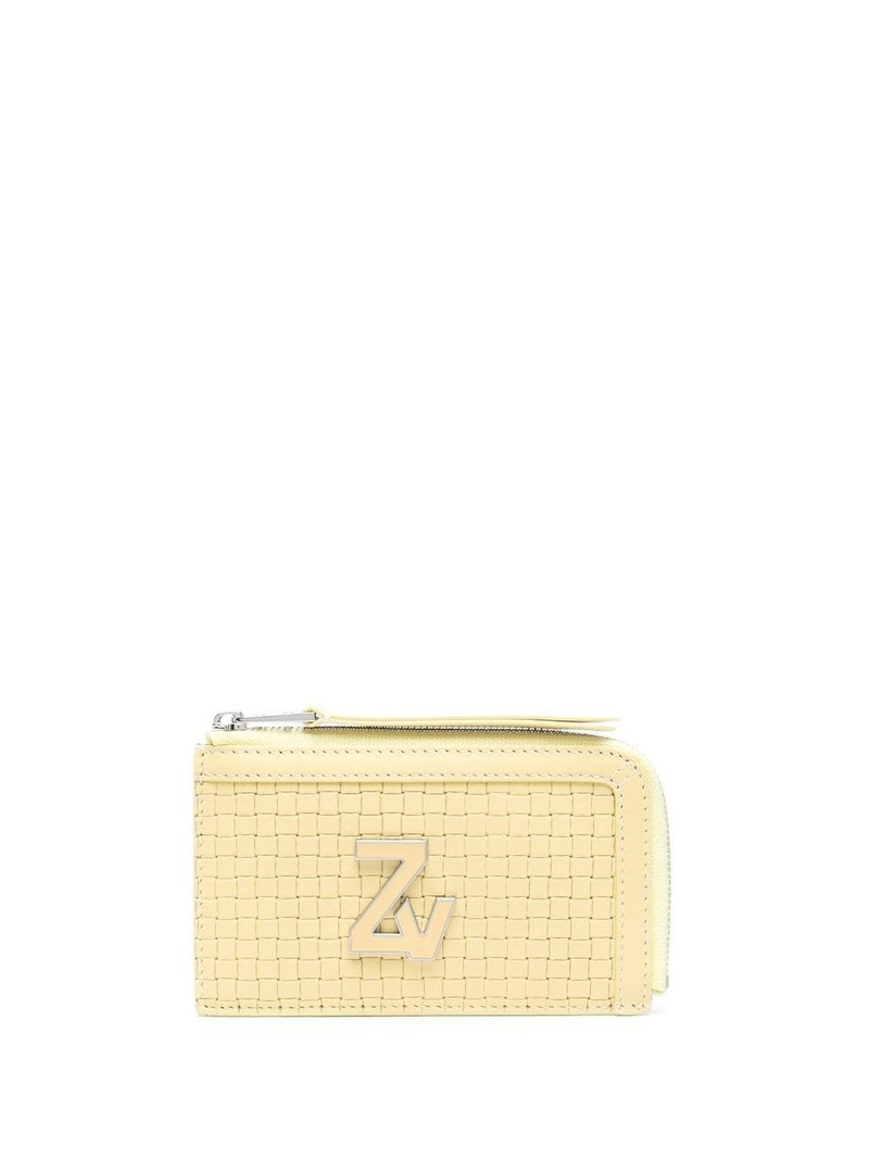 logo-plaque medium leather wallet 1