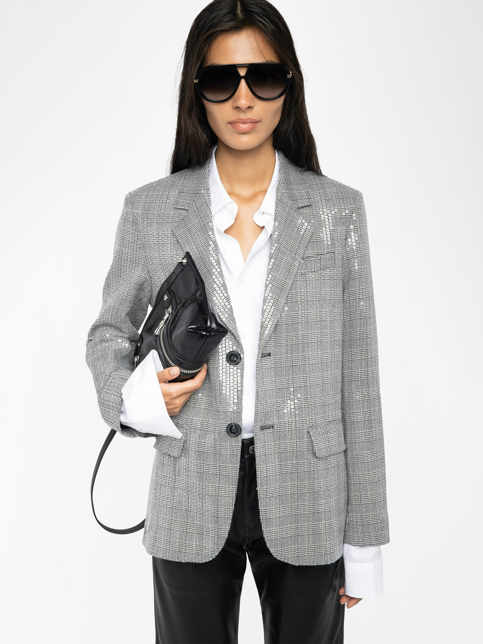 Vanille Sequin Blazer - 5