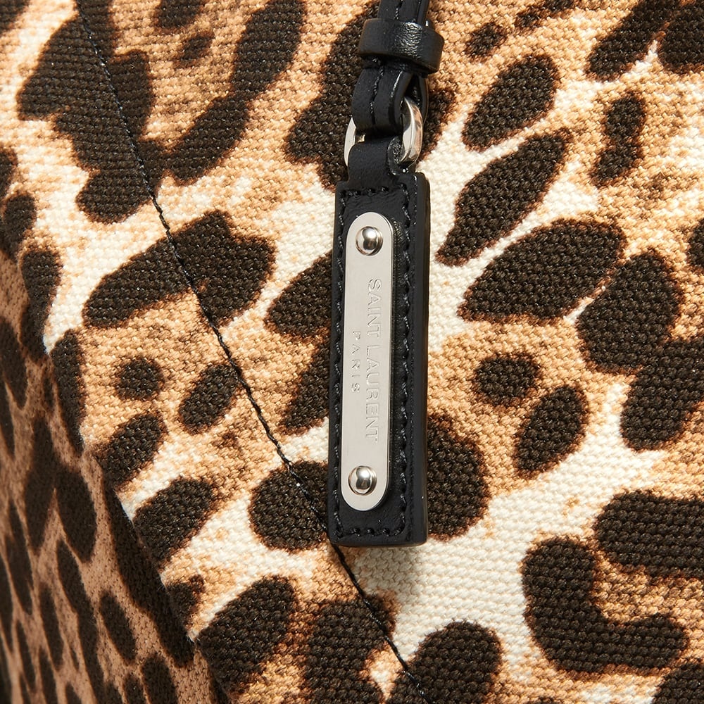 Saint Laurent Leopard City Backpack - 4