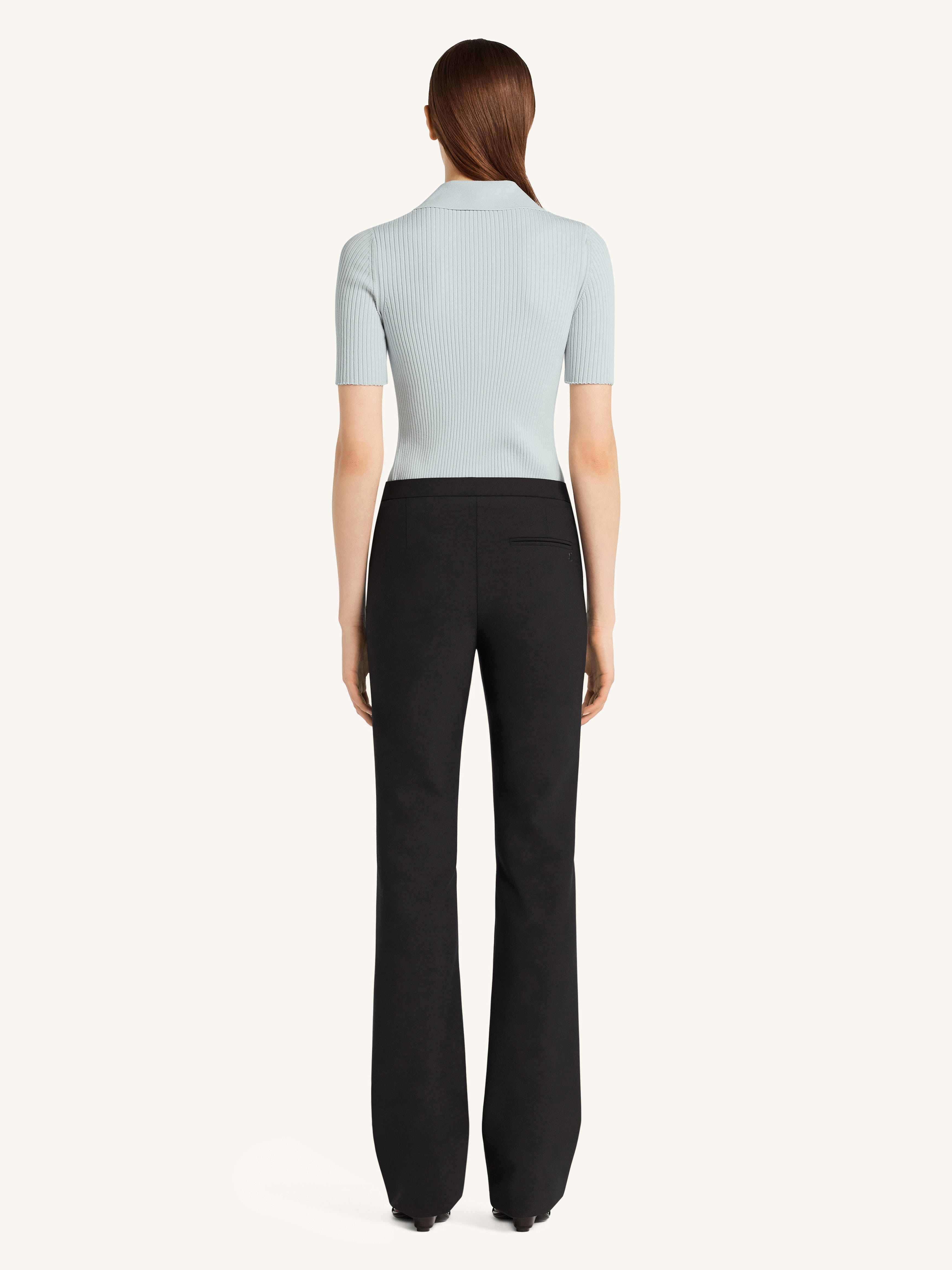 ICONIC RIB KNIT POLO SHIRT - 4