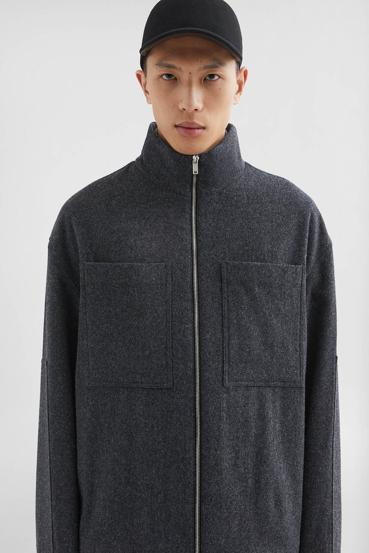 Felt Padded Blouson - 3