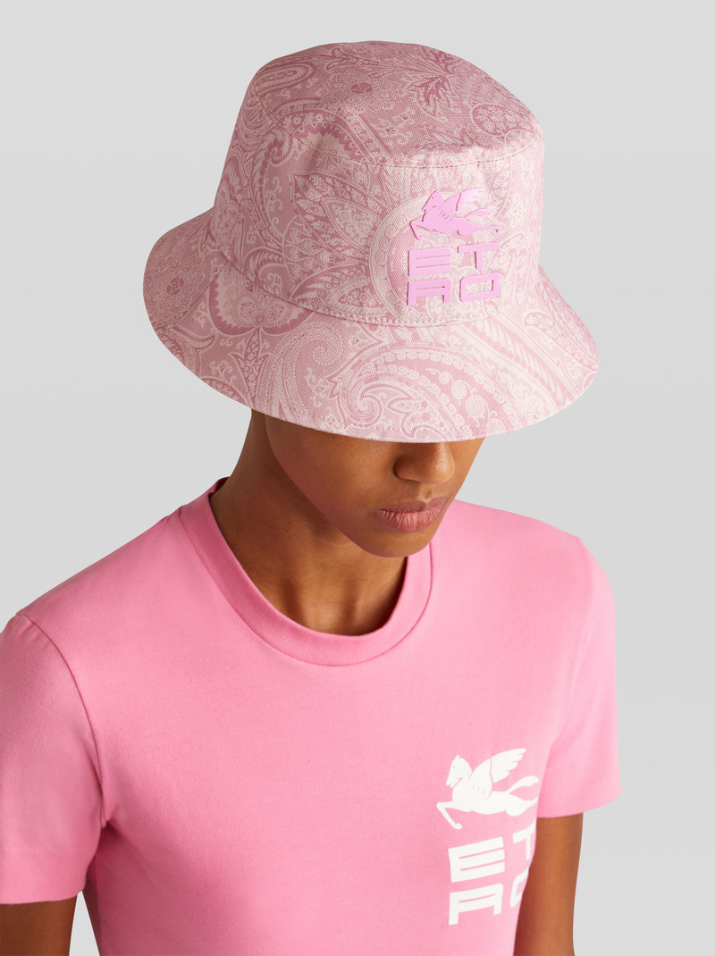 Etro LIQUID PAISLEY BUCKET HAT outlook