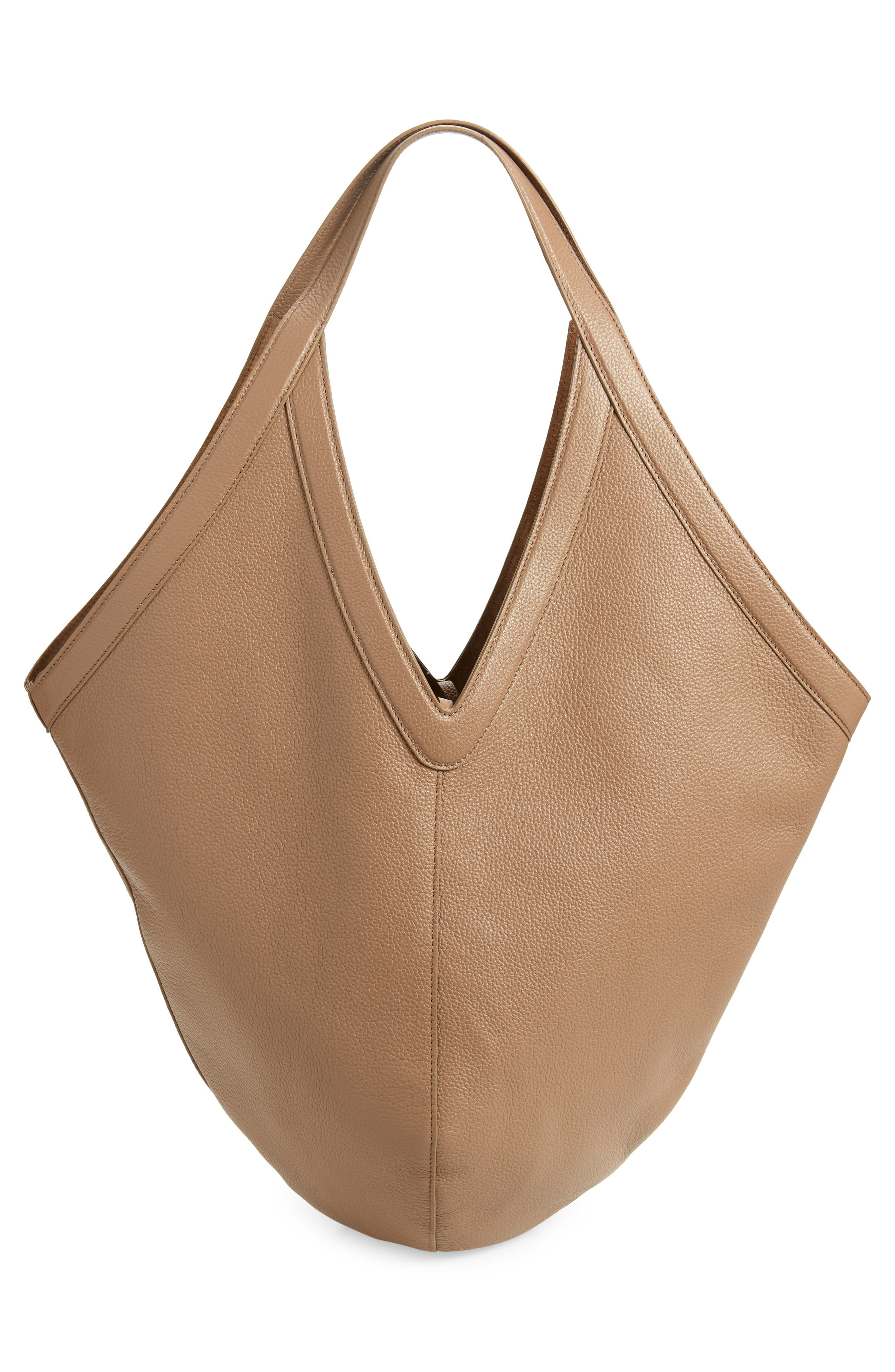 Soft M Leather Hobo Bag - 4