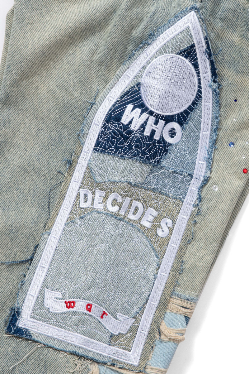 WHO DECIDES WAR BLOWN DENIM outlook