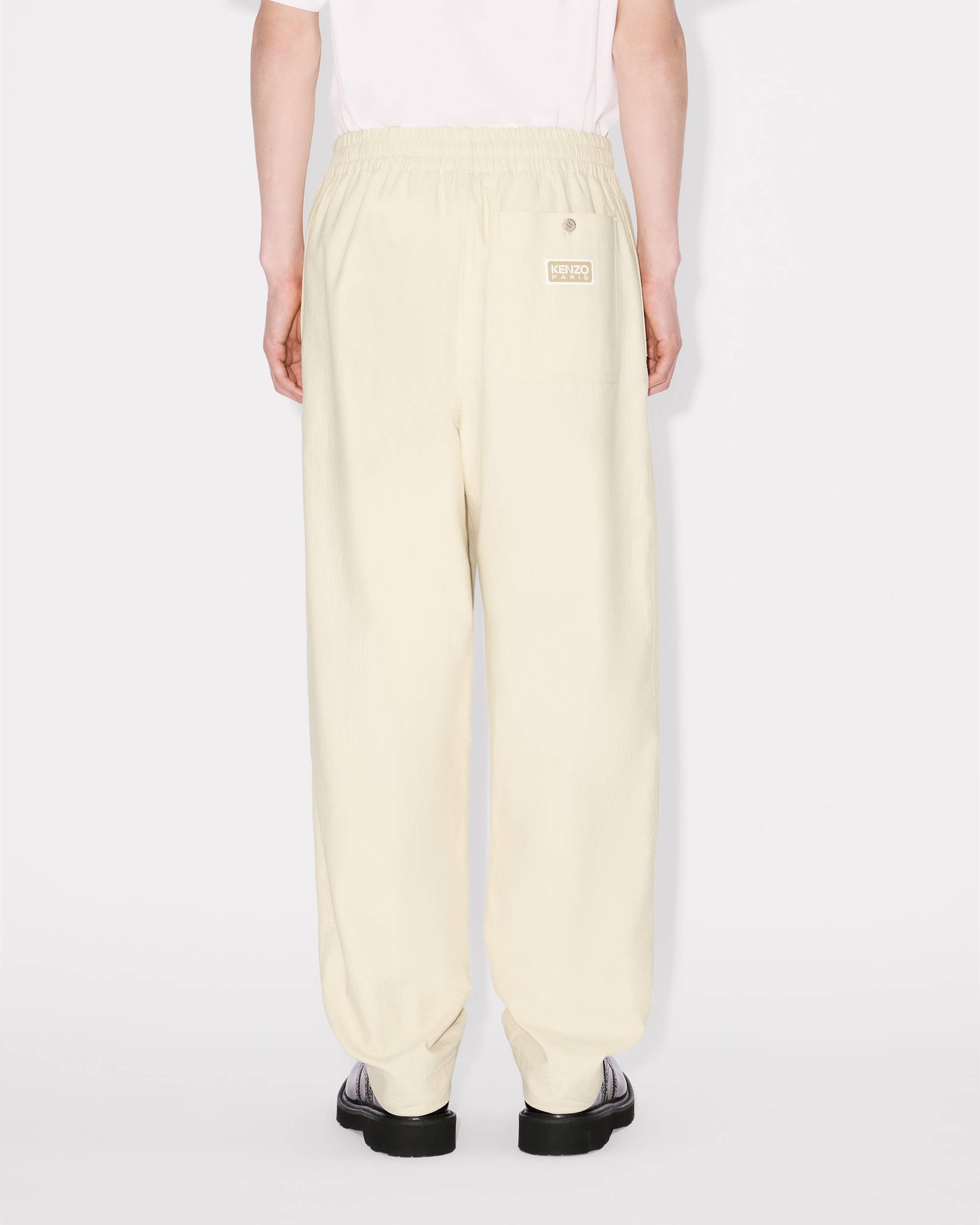 Jogpants in textured cotton - 5