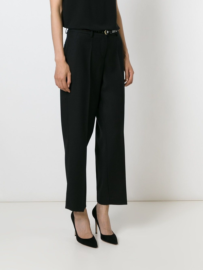 straight fit tailored trousers 3