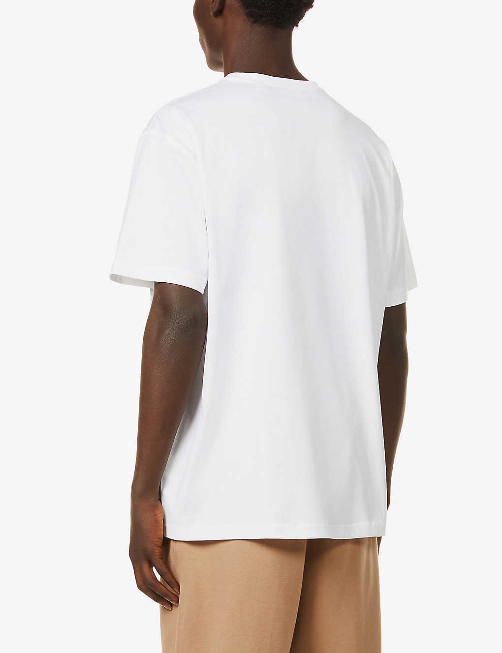 Harriston brand-print cotton-jersey T-shirt - 4