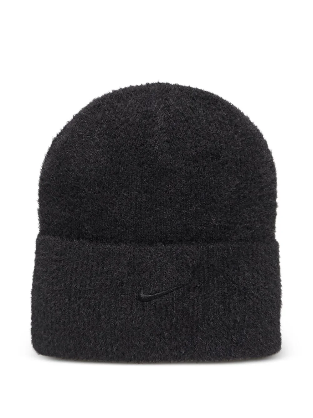 logo-embroidered beanie hat - 1