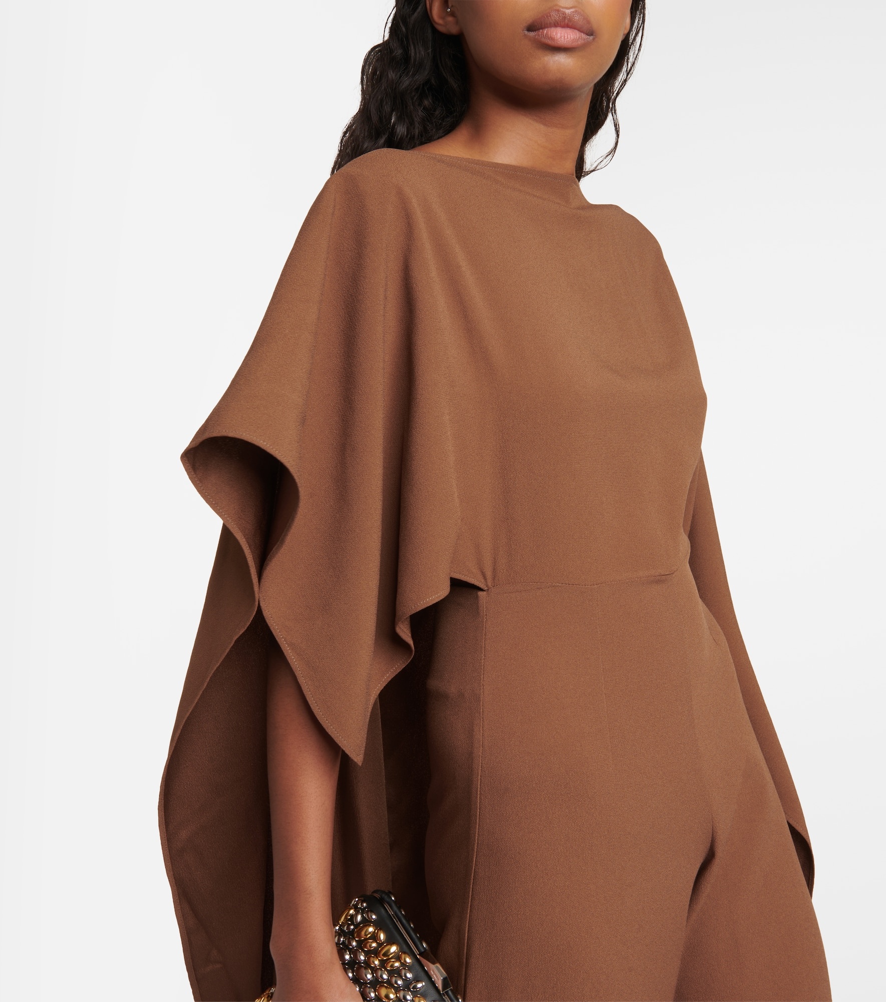 Jerry draped wide-leg jumpsuit - 4