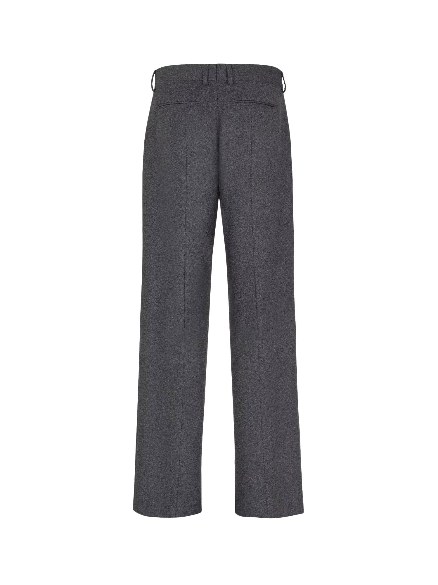 Stretch Cashmere Trouser With Logoed Detail - 2