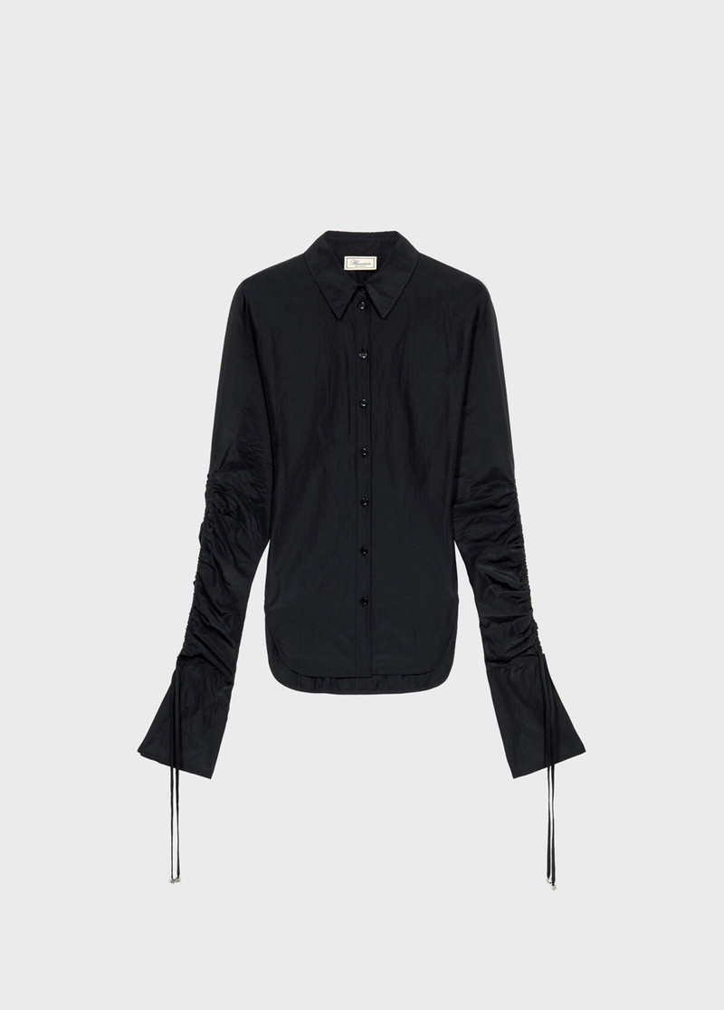 SHIRT IN SHINY CANVAS 1