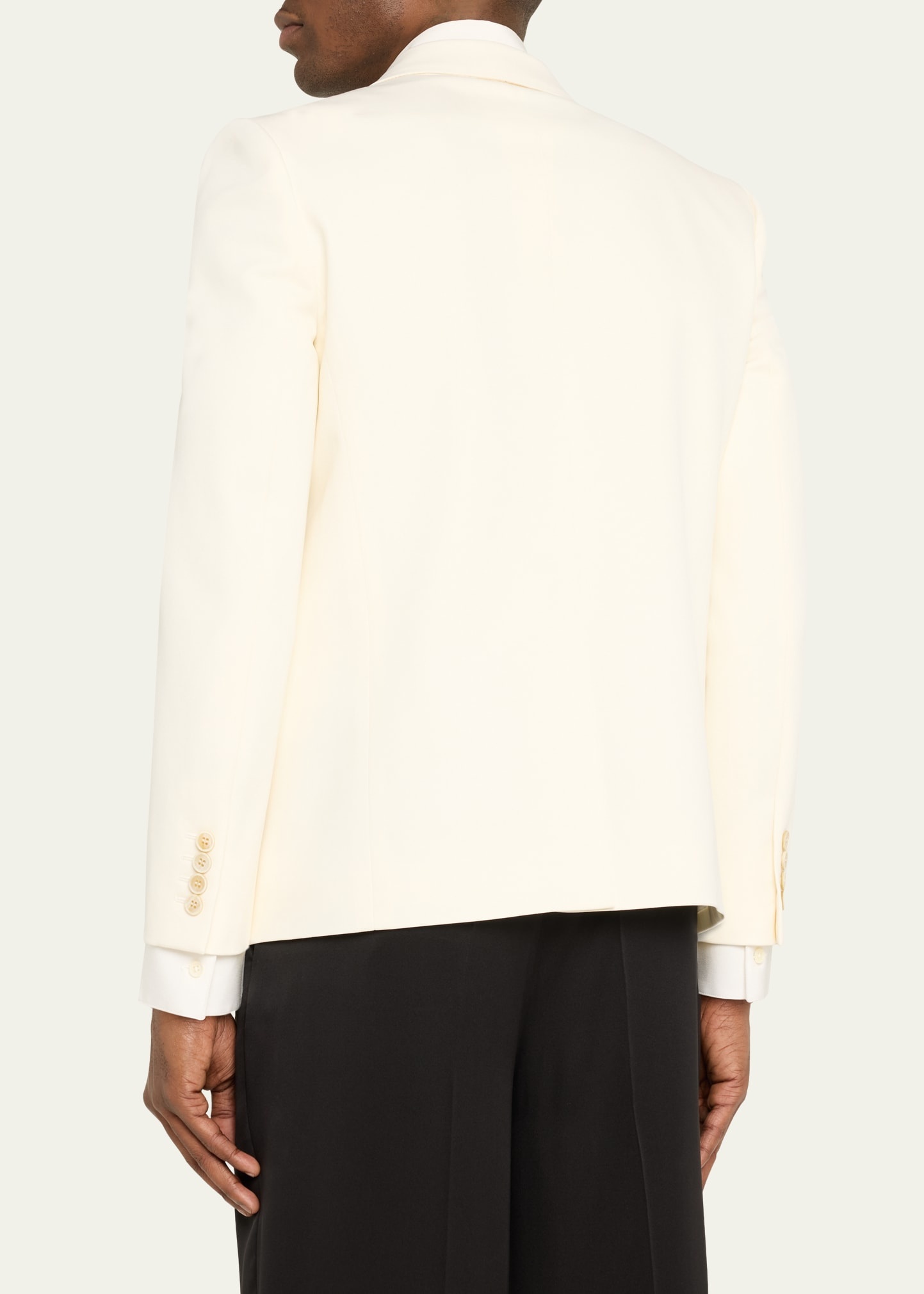 Men's Single-Button Tuxedo Jacket - 3