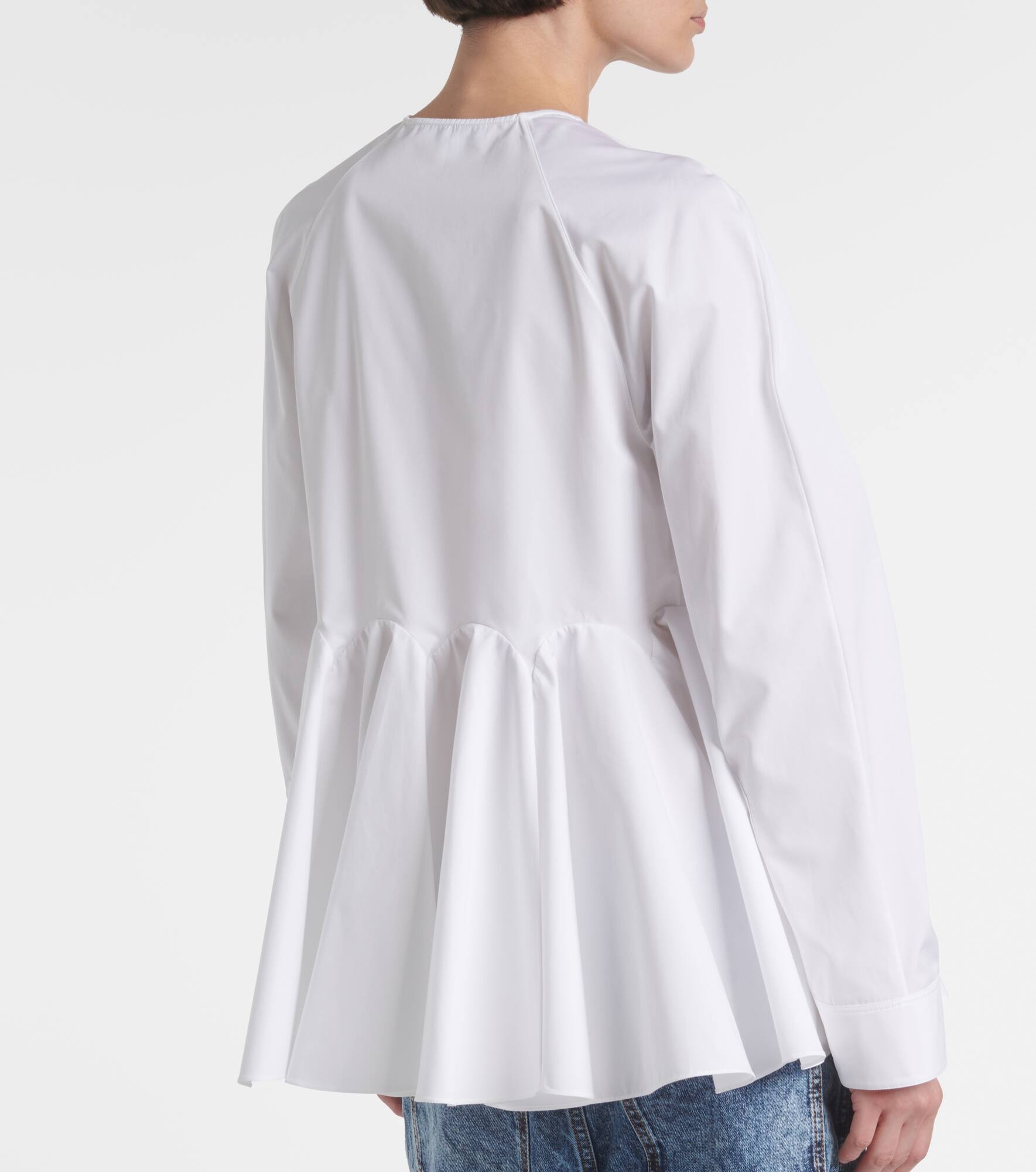 Flare cotton blouse - 6