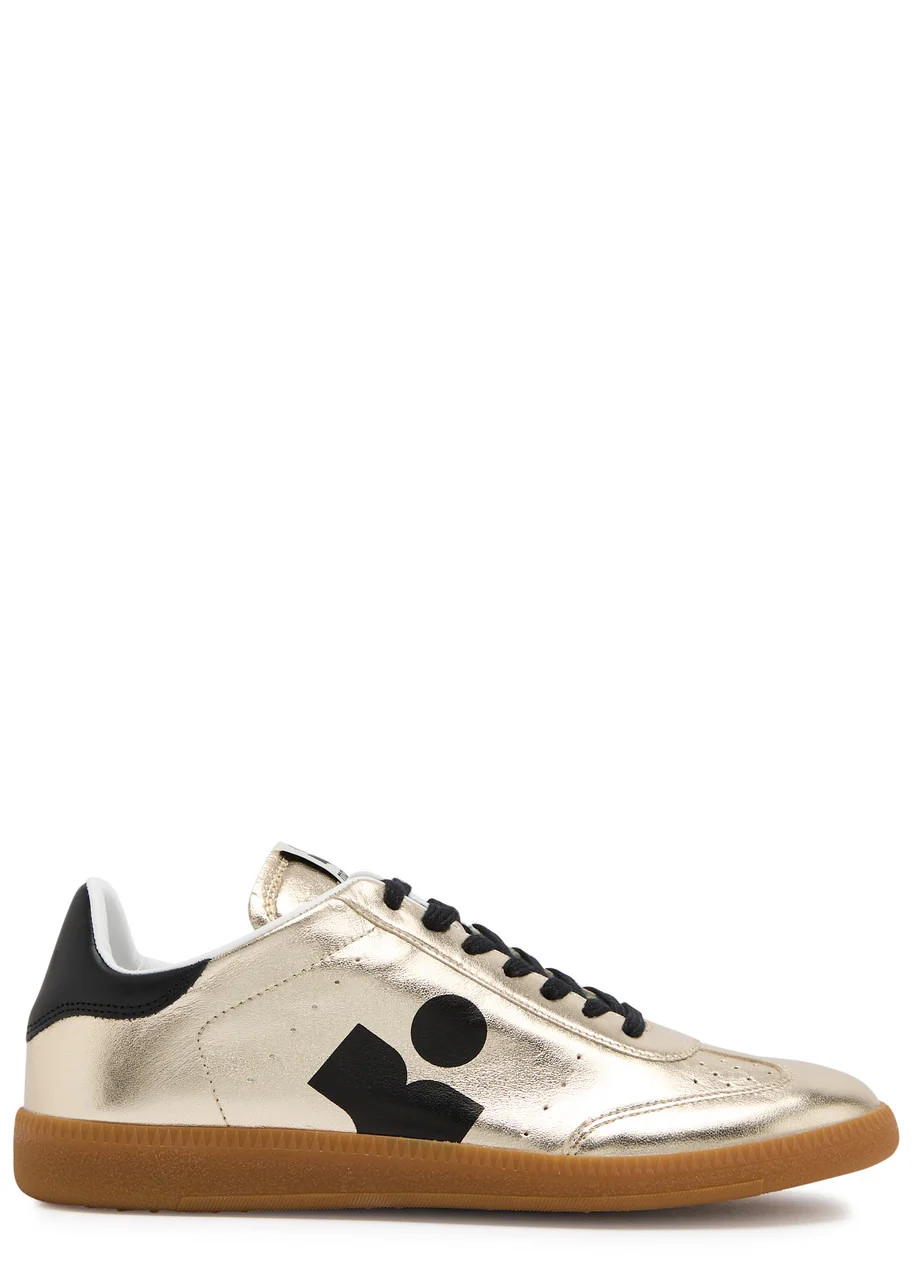 Isabel Marant étoile Kaycee Metallic Leather Sneakers - 1