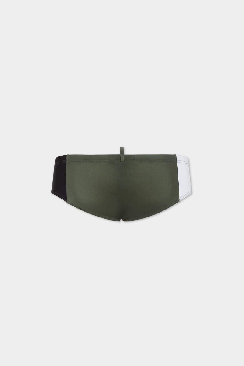 DSQUARED2 LOGO COLOUR-BLOCK SWIM BRIEF - 2