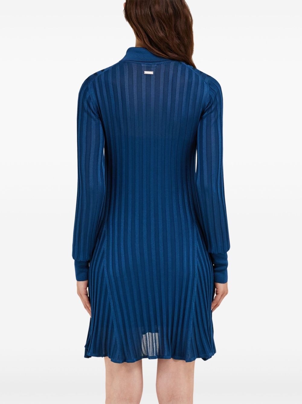 semi-sheer skater dress - 3