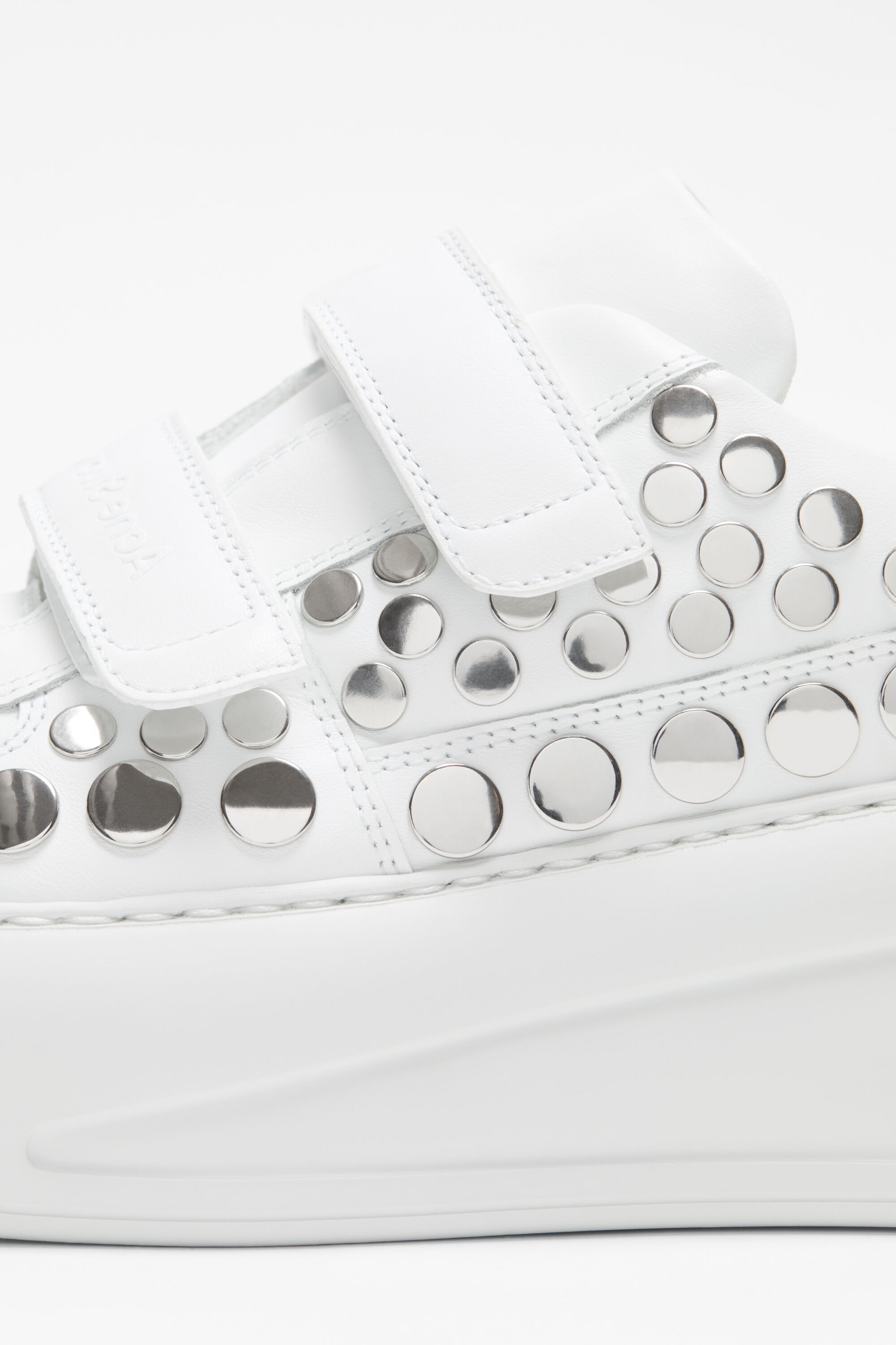 Velcro strap platform sneakers - Optic White - 5