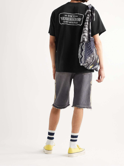 NEIGHBORHOOD Logo-Print Cotton-Jersey T-Shirt outlook